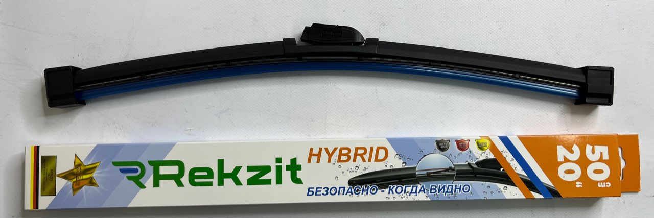 Щетка стеклоочистителя бескаркасная 20/50 см Hybrid REKZIT