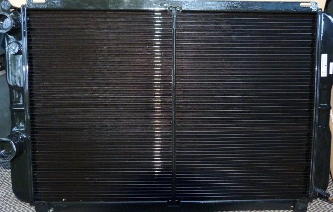 Радиатор охлаждения УАЗ 3163 Патриот 2-х рядный медный под кондиционер