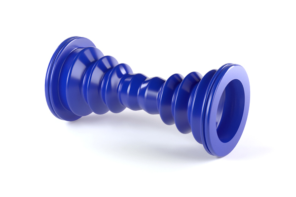 44 Трубка защитная проводов двери передней УАЗ-3163 Патриот (силикон, синий)