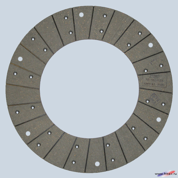 Накладка фрикционная (ферродо) МТЗ сверл.