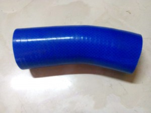 44 Патрубок угловой интеркуллера Газель Бизнес дв.Cummins (силикон) ТехноПартнер