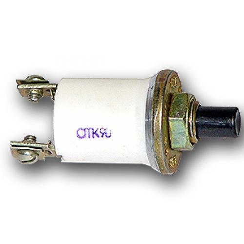 Выключатель-кнопка двухклемный, УАЗ, ЗИЛ