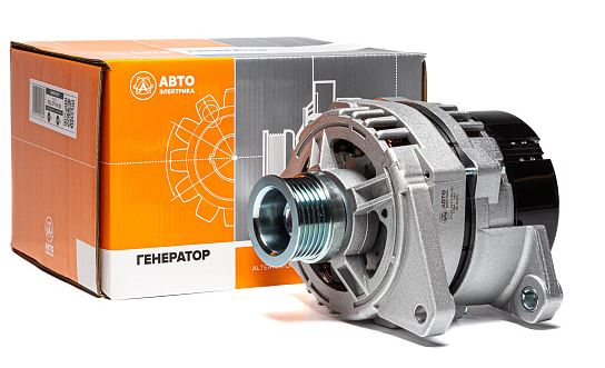 Генератор, УАЗ двУМЗ-4216 поликл.шкив 14В, 120А (ан.3282М.3771-11, 9402.3701-18)