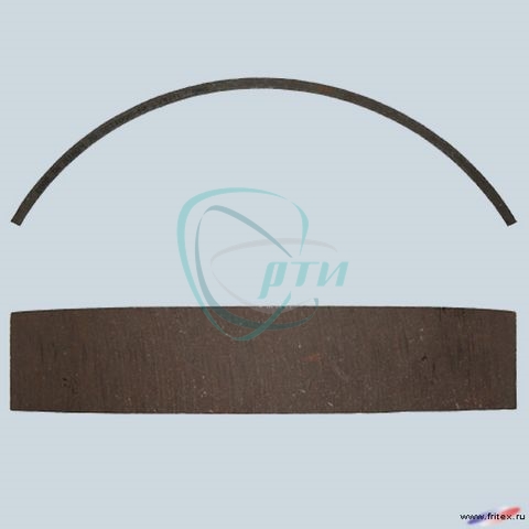 Накладка тормозная Волга длин. (асбестовая)