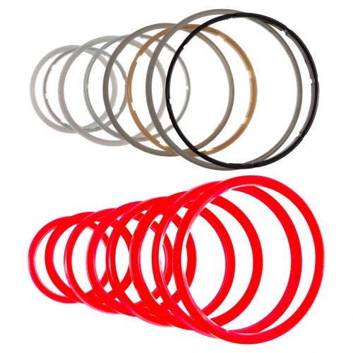 44 Р/к гидроподъемника КамАЗ 6520, 6522, 6540 + пласт.+ прост. (3-х шток.) красный