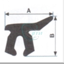 Уплотнитель стекла форточки (подвиж.) ПАЗ СЗРТ