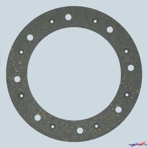 Накладка фрикционная (ферродо) ВАЗ-2108 (б/асб.) сверл.