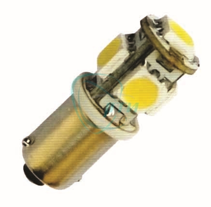 Лампа светодиодная Т 8 12V-4SMD WHITE ВА9S Маяк (стояночные огни,салон)