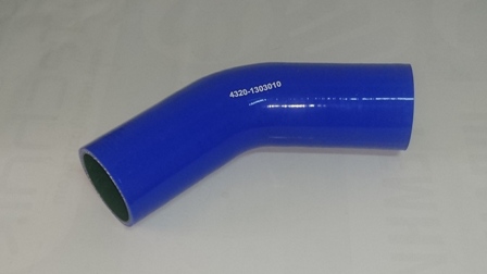 Патрубок радиатора верхний УРАЛ-4320 (d-60мм, L-130/130мм, силикон) Technik