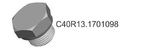 Пробка картера КПП магнитная Г-ль, Г-ль-Next, Г-он-NEXT (М18х1,5х12 под ключ)