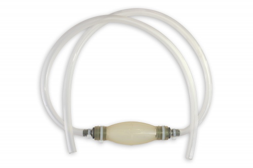 Насос для ручного переливания бензина в сборе (силик.) 1,5 м (D15-1,5м)