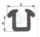 Уплотнитель стекла (неподв.) рамки ПАЗ СЗРТ 3205-5403070/72/78