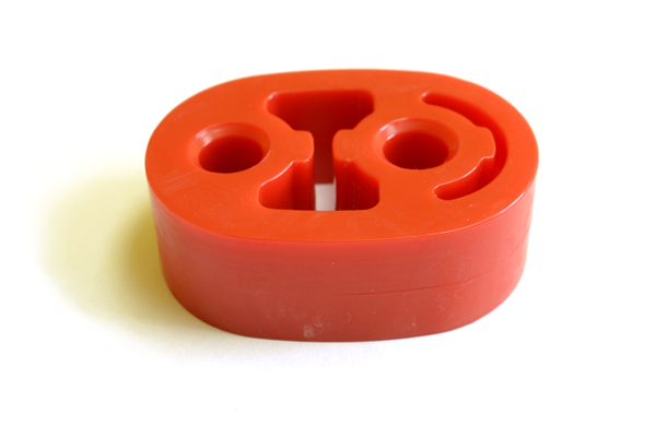 Амортизатор подвески глушителя Г-ль (овал, ТЭП, красный)