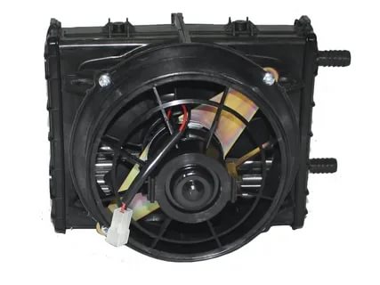 Отопитель салона универсал. (ф=16мм) 24B (алюм.рад) пластм.корпус