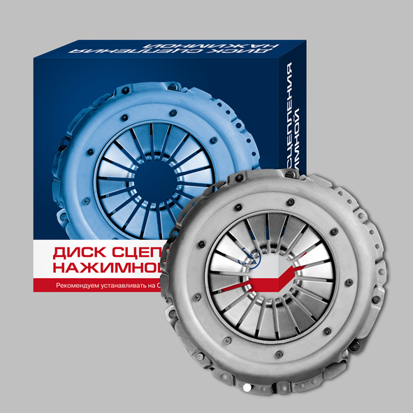 Диск сцепления нажимной (корзина) Г-53, ПАЗ лепестковый