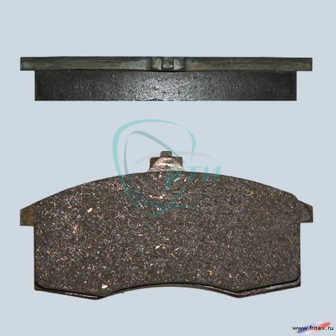 Колодка тормозная ВАЗ 1111 перед. Эконом (б/асб.) (комп. 4шт)