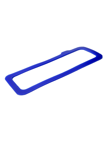 Прокладка крышки коробки толкателей Г-ль 417\421\4216 (силикон) синий 2,5 мм