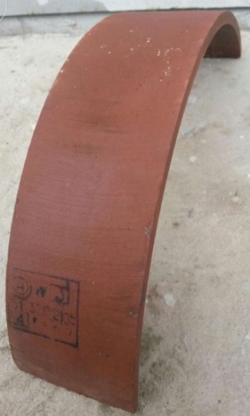 Накладка тормозная Г-3307, ПАЗ, КрАЗ перед.длин. н/сверл.