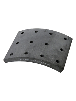 Накладка тормозная ПАЗ-3203, 3204 зад. сверл. 131-02-17 (асбестовая) св.