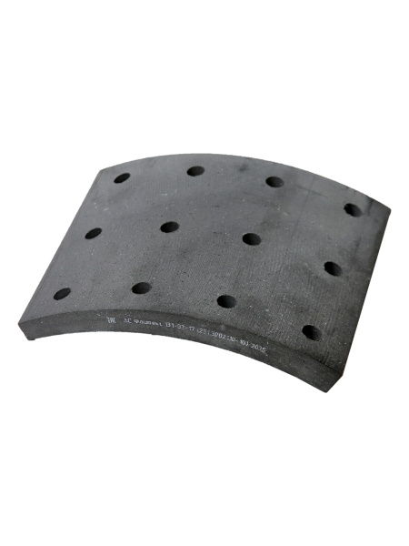 Накладка тормозная ПАЗ-3203, 3204 зад. сверл. 131-02-17 (асбестовая) св.