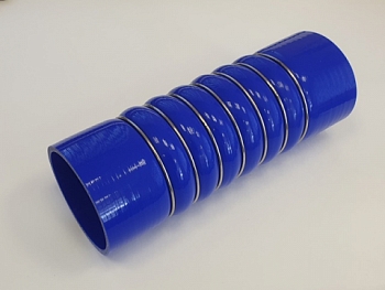 Патрубок интеркулера d100, L285CR 7/8 (силикон, с металлическими кольцами)