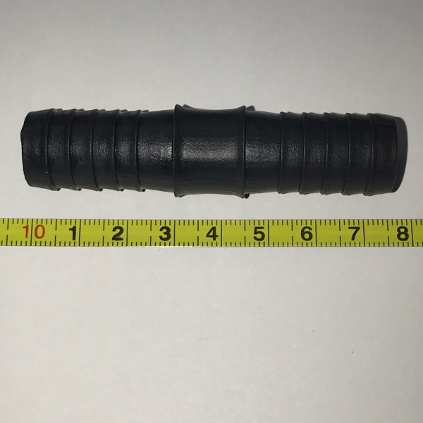 Переходник (прямой) отопителя 16мм/ 16мм, пластик