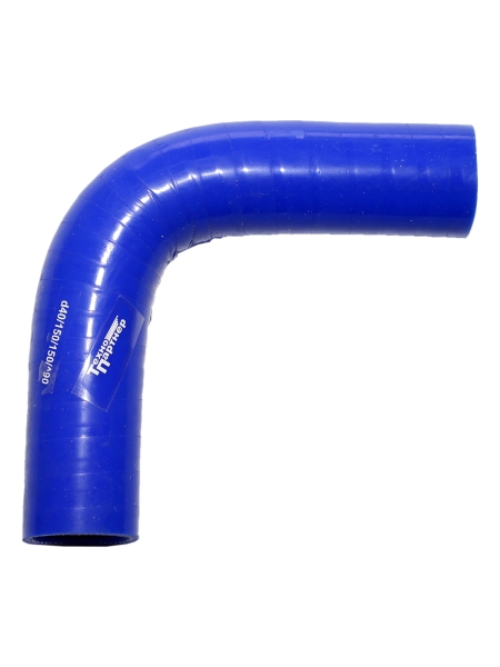 Патрубок радиатора угловой 40х40х150/150 силикон Автотракторная техника ТехноПартнер