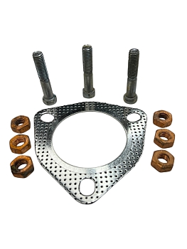 Р/к приемной трубы Г-3302 дв. Cummins 2.8 (прокл.,болты,гайки)