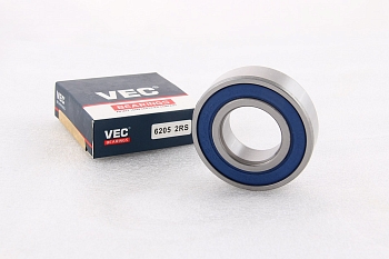 Подшипник 180205 (6205 2RS) пер.вала КПП ЗИЛ,КАМАЗ,вала коленчатого 245 дв VEC