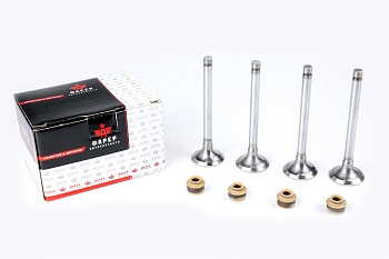 Клапана выпускные дв. 511,513,523,524 ОРИГИНАЛ (к-т с м/с колпачками) ФАРЕР