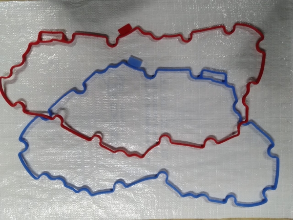 Прокладка масл. картера ГАЗель дв.Cummins ISF-2.8 (силикон красный)