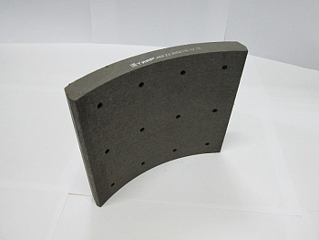 Накладка тормозная ПАЗ-3204 зад. сверл. (б/асб)