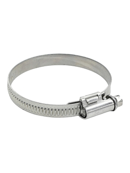 Хомут червячный 50-62/9 (цинковое хроматирование) Завод ТРУД