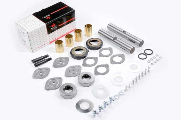 Шкворень ГАЗель в сборе (к-т) с усиленными крышками 4 мм  ФАРЕР