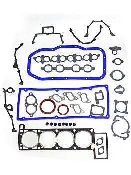 Комплект прокладок дв. ЗМЗ-406 ЛЮКС (полный) силикон, ПГБ с герм, паронит 0.8 34 шт. ФАРЕР