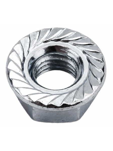 Гайка М8х1 с фланцем