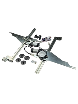 Стеклоподъемник ВАЗ 2104, 2107 электр. (2 шт) перед. реечный, ДЗСТП