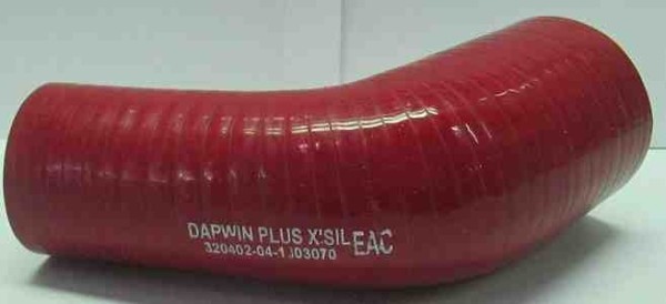 44 Патрубок ПАЗ-3204 ЯМЗ-5342 Е-4 угловой Darwin Plus