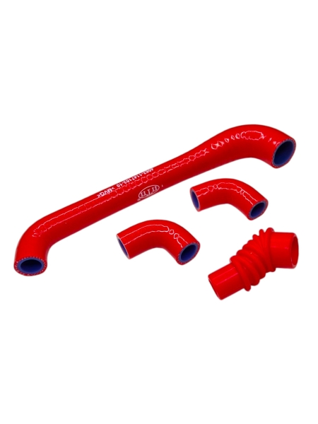 Патрубки РХХ дв.406 (к-т 4 шт.) красный ПТП