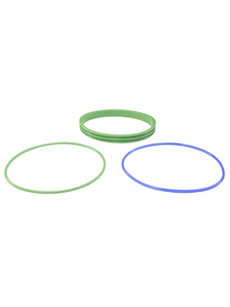 Р/К уплотнительных колец гильзы дв.ЯМЗ-236 (широкое, 2 узких, силикон, зеленый)