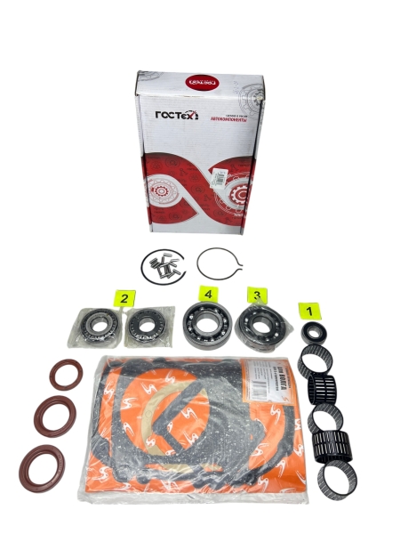 Р/к КПП 5-ст. Г-3302 (прокл.подш.стопора.пруж) н/о.(7305) в уп.(подш. Вологда)