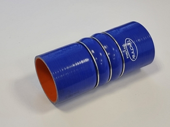 Патрубок интеркулера d90, L165CR 3/4 (силикон, с металлическими кольцами)