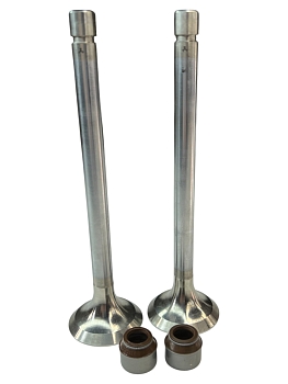 Клапана выпускные ОРИГИНАЛ дв. 240,243,245 (К-т 2 шт. с маслосъемными колпачками) ФАРЕР