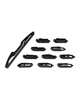 Щетка стеклоочистителя задняя гибридная 16/400mm крепление 10 коннекторов KURUMAKIT