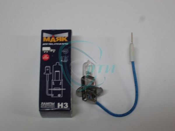 Лампа фар H3 24V-70W Pk22S Маяк