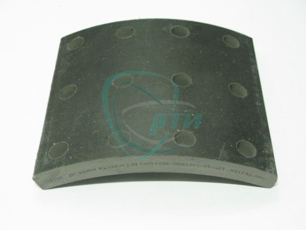 Накладка тормозная КАМАЗ ЕВРО сверл. (б/асб.)