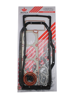 Комплект прокладок дв. ЗМЗ-406 с ГБО ПРЕМИУМ (полный), ПГБ мет.с герм. ВАТИ, паронит 0.8 34 шт.ФАРЕР