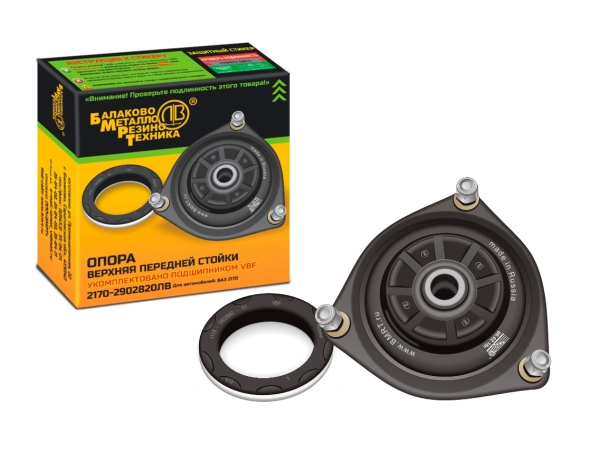 Опора верхняя передней стойки для а/м ВАЗ-2170 (в сборе с подшипником Вологда, в индивидуальной упак