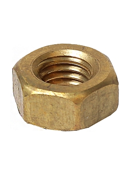 Гайка М10х1,5 приемной трубы В-га, УАЗ (латунь) низкая