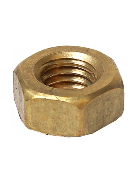 Гайка М10х1,5 приемной трубы В-га, УАЗ (латунь) низкая